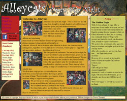 alleycats webpage